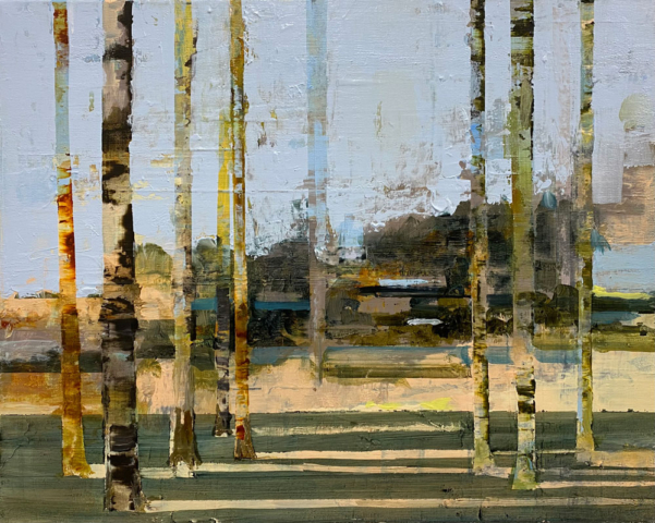 Helmuth van Galen, landscape, landschap, trees, bomen,abstract